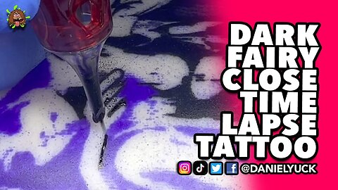 Dark Fairy Timelapse Tattoo