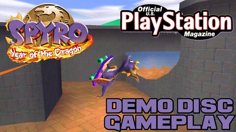 Spyro 3 - Official U.S. PlayStation Magazine Demo - PlayStation Gameplay 😎Benjamillion