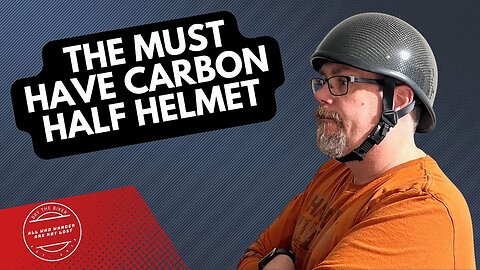 The worlds lightest dot motorcycle helmet | Badass helmet review CARBONAIR ROCKER