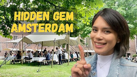 Found a Food Market in a Hidden Courtyard | Weekend Tip in #Amsterdam