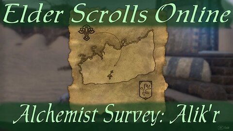 Alchemist Survey: Alik'r [Elder Scrolls Online]