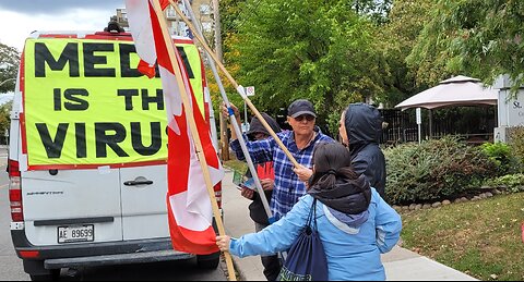 2023 12 31 Freedom Fighters Protest in Brampton- convoy- Mississauga, HAPPY NAME DAY ADAM