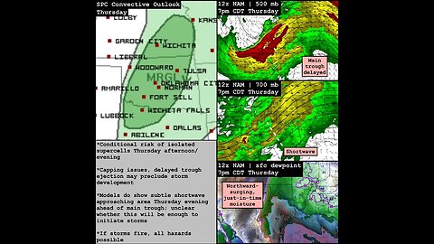 severe weather with the possibility of damageing winds and a tornado 🌪️ ⚡