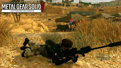 Capture the Weapons Expert CLASSIC DAVID HAYTER VOICE NO REFLEX - Metal Gear Solid 5 TPP Modded