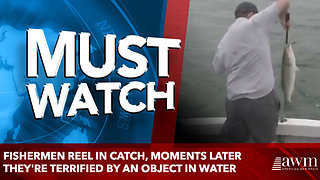 Fishermen Reel In Catch, Moments Later They're Terrified By An Object In Water