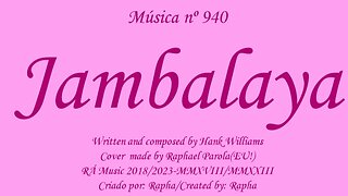 Música nº 940-Jambalaya
