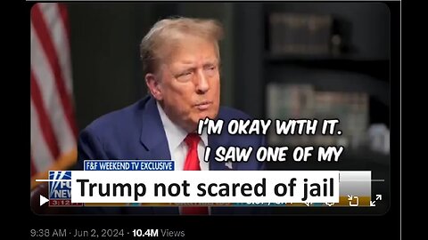 Trump says he won’t beg and is ok going to jail