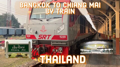 Bangkok to Chiang Mai By Train - 310 Baht - New Bang Sue Grand Station - Thailand 2023