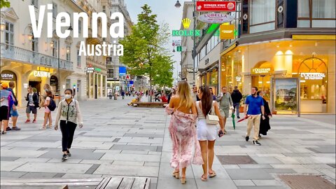 Vienna, Austria Evening Walk - Sept 2021 - 4K-HDR Walking Tour