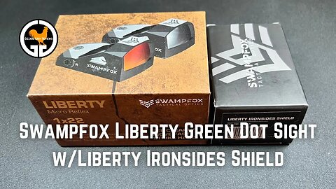 Swampfox Liberty Green Dot Sight w/Liberty Ironsides Shield