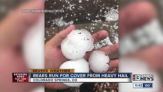 Justin Bruce explains giant hail in Colorado