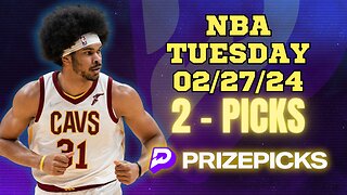 #PRIZEPICKS | BEST PICKS FOR #NBA TUESDAY | 02/27/24 | BEST BETS | #BASKETBALL | TODAY | PROP BETS