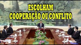 CHINA ADVERTE QUE EUA DEVEM ESCOLHER ENTRE "COOPERAÇÃO OU CONFLITO" by Jayson Rosa - Geopolíticando