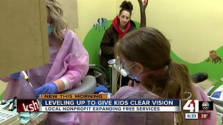 Leveling up to give kids clear vision