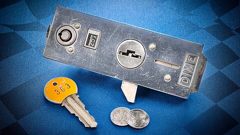 [1534] Vintage Pay Locker Mechanism (American Locker Co.)