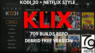 Kodi NETFLIX Style Builds - Klix (non debrid version) - 709 Repo