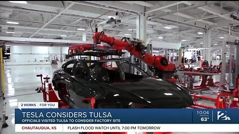 Tesla selects Tulsa as finalist for new assembly plant
