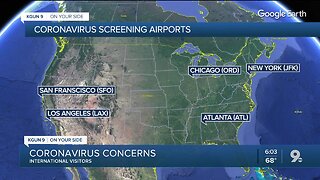 Coronavirus traveling internationally