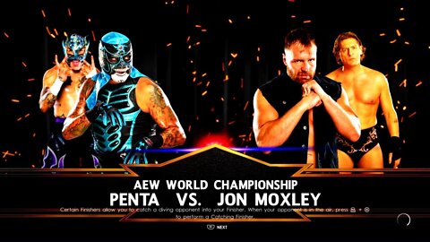 AEW Dynamite Jon Moxley vs Penta El Zero M for the AEW World Championship