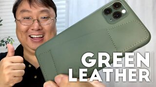 Best Leather Slate Green Wallet Case for iPhone 11 Pro Max Review