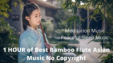 1 HOUR of Best Bamboo Flute Asian Music No Copyright| Meditation Music| Peaceful Sleep Music
