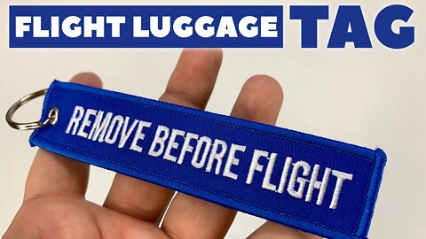 Remove Before Flight Keychain Luggage Tag Review