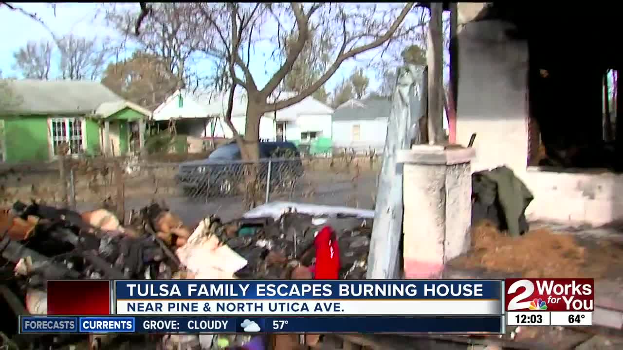 Tulsa Fire Department searches for two people of interest in connection to house fire