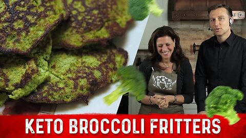 Keto Broccoli Fritters Recipe with Dr.Berg & Karen