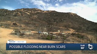 San Diegans in fire-scarred areas prepare for incoming storm