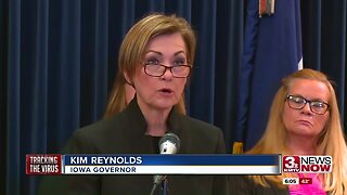 Iowa governor gives coronavirus update