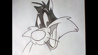 How to Draw Sylvester the Cat from the Looney Tunes Series