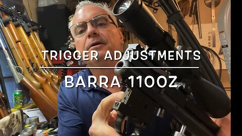 Barra 1100z pcp rifle trigger adjustment also applies to many old Crosman & Beeman air rifles