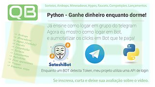 Python - Criando cliques automáticos em bot do telegram