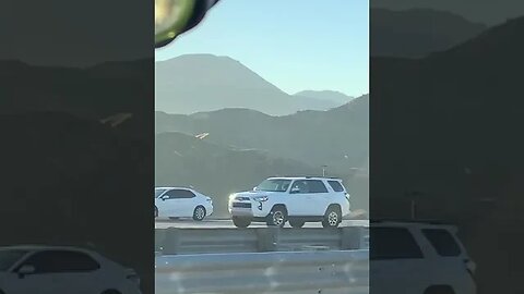 Camry-Man Reversing on Freeway in California! #viral #shorts #2023 #toyota #automobile #car