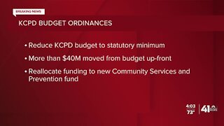 KCPD budget ordinances