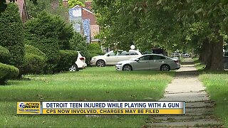 13-year-old boy injured after gun discharges inside home