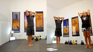 How to Kettlebell Ribbons with a narrow stance for MORE CORE WORK