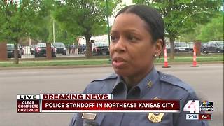 KCPD on scene of standoff in northeast KCMO