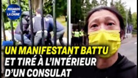 Un manifestant agressé dans un consulat chinois en Angleterre ; Pékin garde sa position sur Taïwan