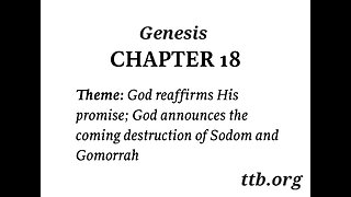 Genesis Chapter 18 (Bible Study)