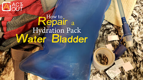 How to Repair a Hydration Bladder for a Hydration Pack - Gear Aid Review