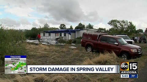 Spring Valley hit by severe storms in Yavapai County