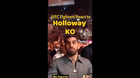 UFC Fighter REACTIONS to Max Holloway’s KO of Justin Gaethje at UFC 300 #maxholloway #ufc300 #mma