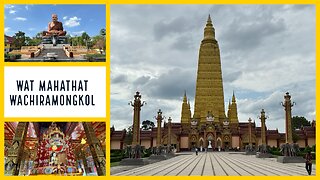 Wat Maha That Wachiramongkol (Wat Bang Thong) - Krabi Thailand - 95 Meter Tall Pagoda