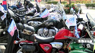 'Ridin with Biden' motorcyclists encourage voting in West Palm Beach