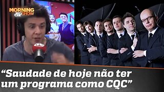 “Sinto saudade de hoje não ter um programa como o CQC”, diz Oscar Filho