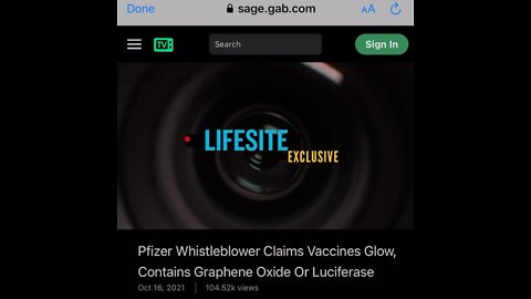 Phizer whistleblower - “VX glows”
