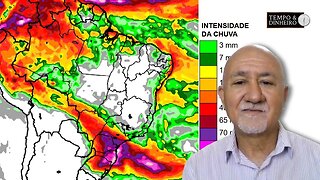 Chuvas Intensas em SC e PR e frio nas regiões Sul e Centro-Oeste