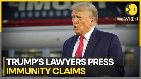 Trump's Legal Showdown: Fighting for Immunity in Election Interference Case! 🚫🗳️ | WION GLOW