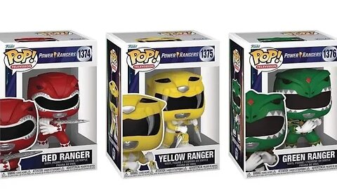 MMPR Funko Pops With Power Weapons Are Coming! #powerrangers #mmpr #funkopop